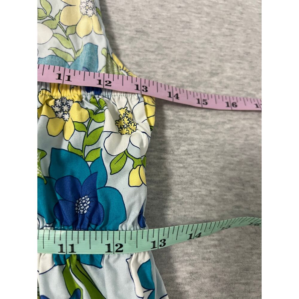 Gymboree Underwater Fantasy Sundress Girls Size 12 Blue Ruffle Dress Summer 2012 - Picture 11 of 12